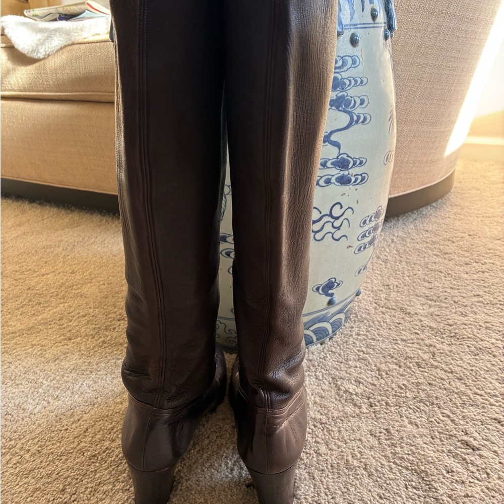 Vintage 1960’s Italian leather boots - Picture 2 of 10